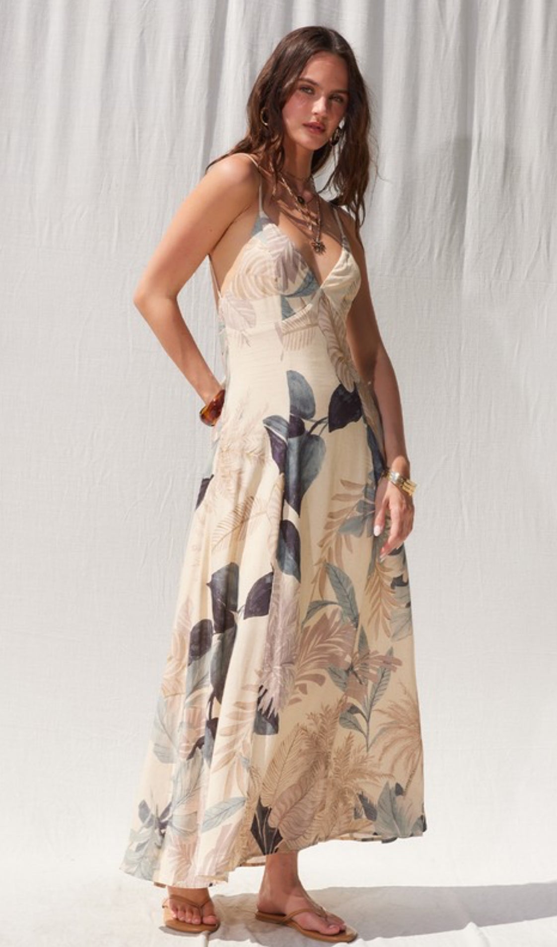 Printed Maxi Dress