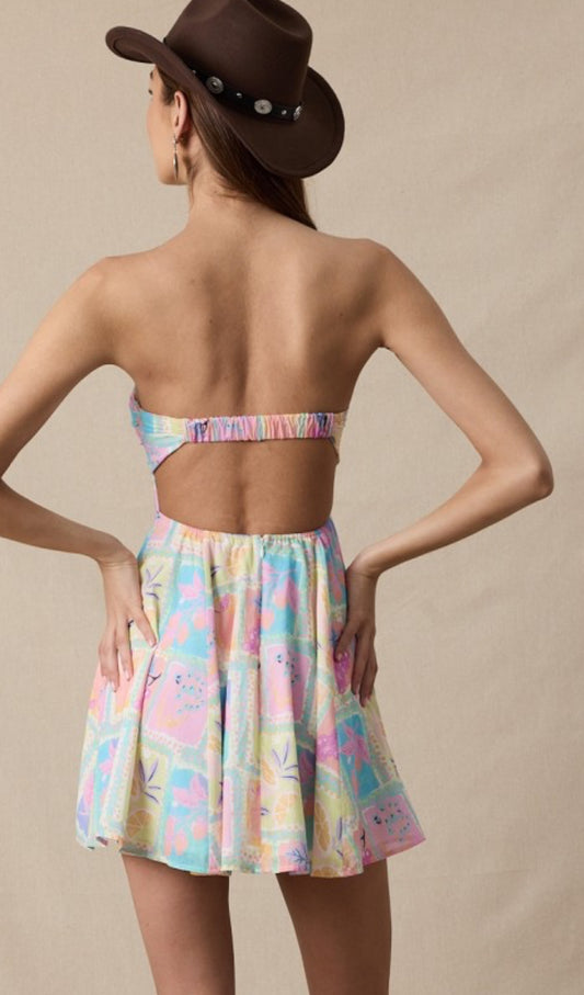 Pastel Mini Dress