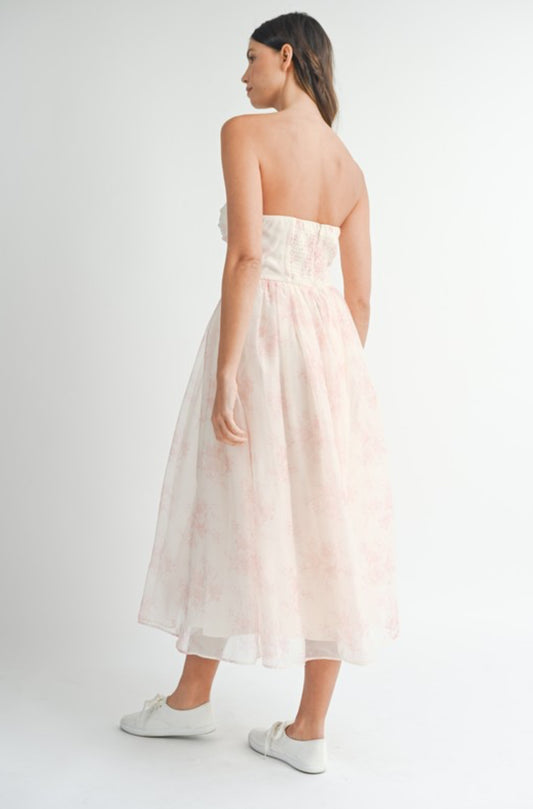 Organza Midi Dress