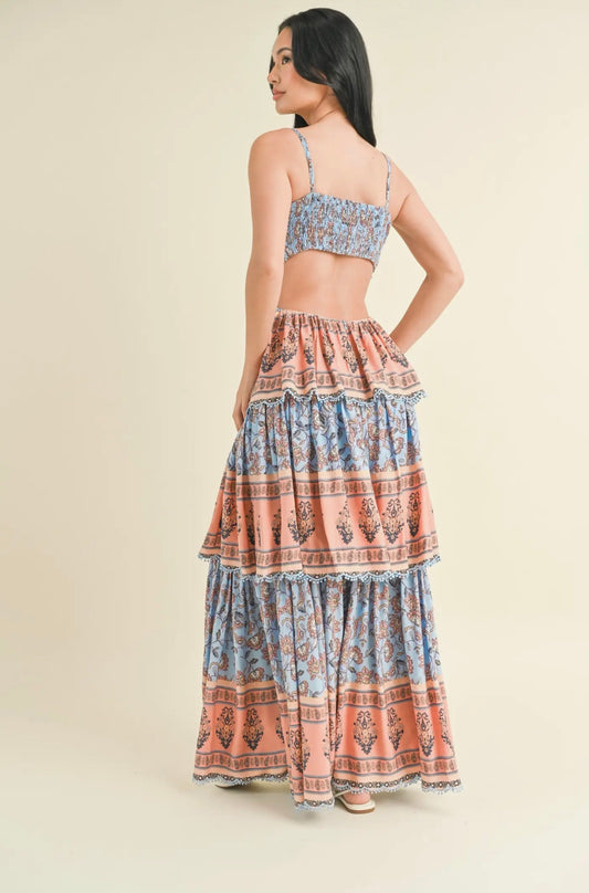 Three Tier Maxi Dress