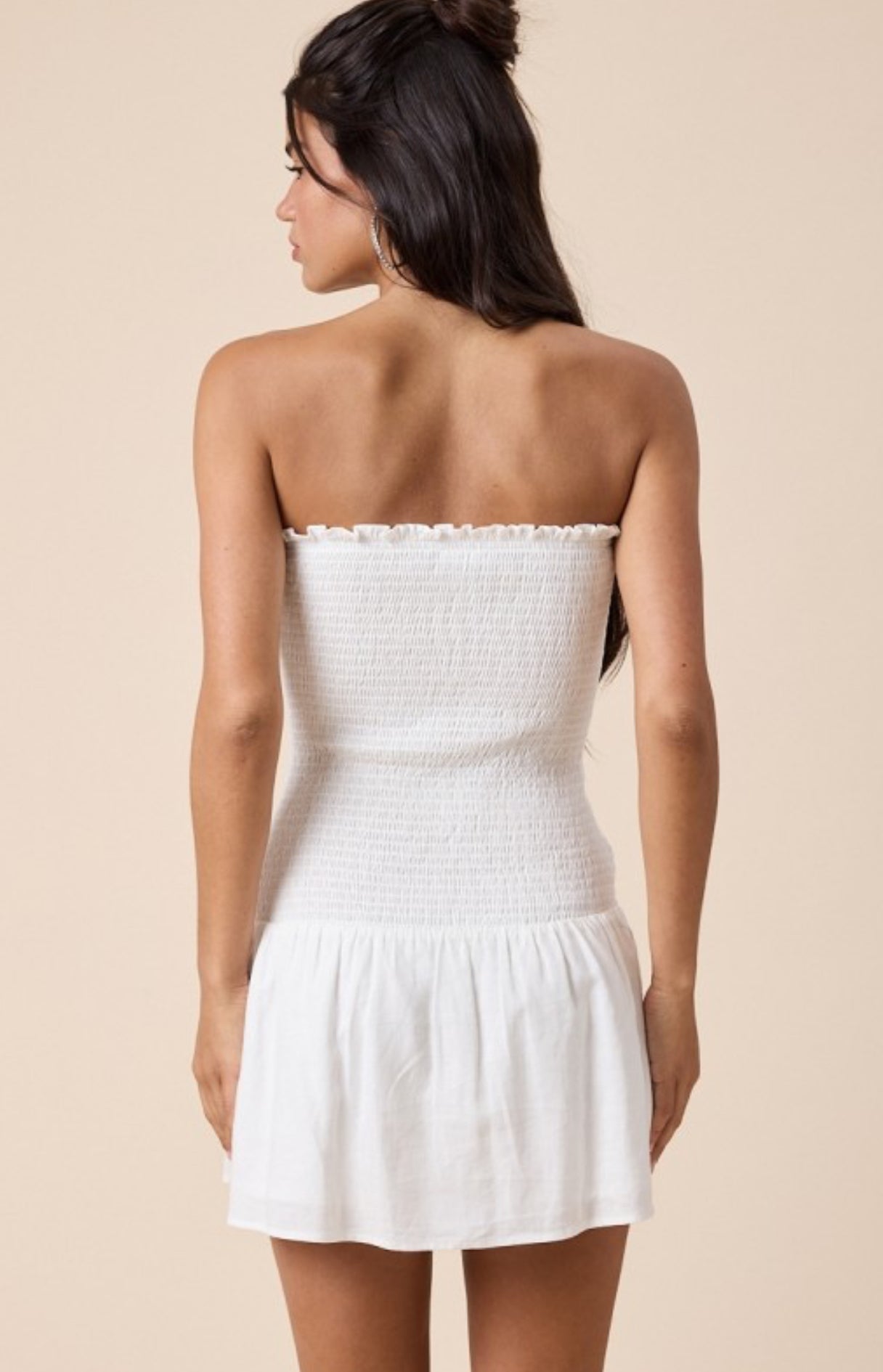 Front Tie Mini Dress