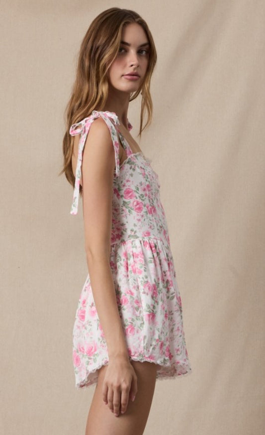 Floral Mini Romper