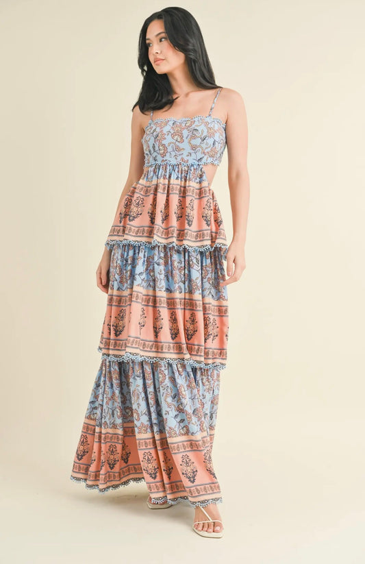 Three Tier Maxi Dress
