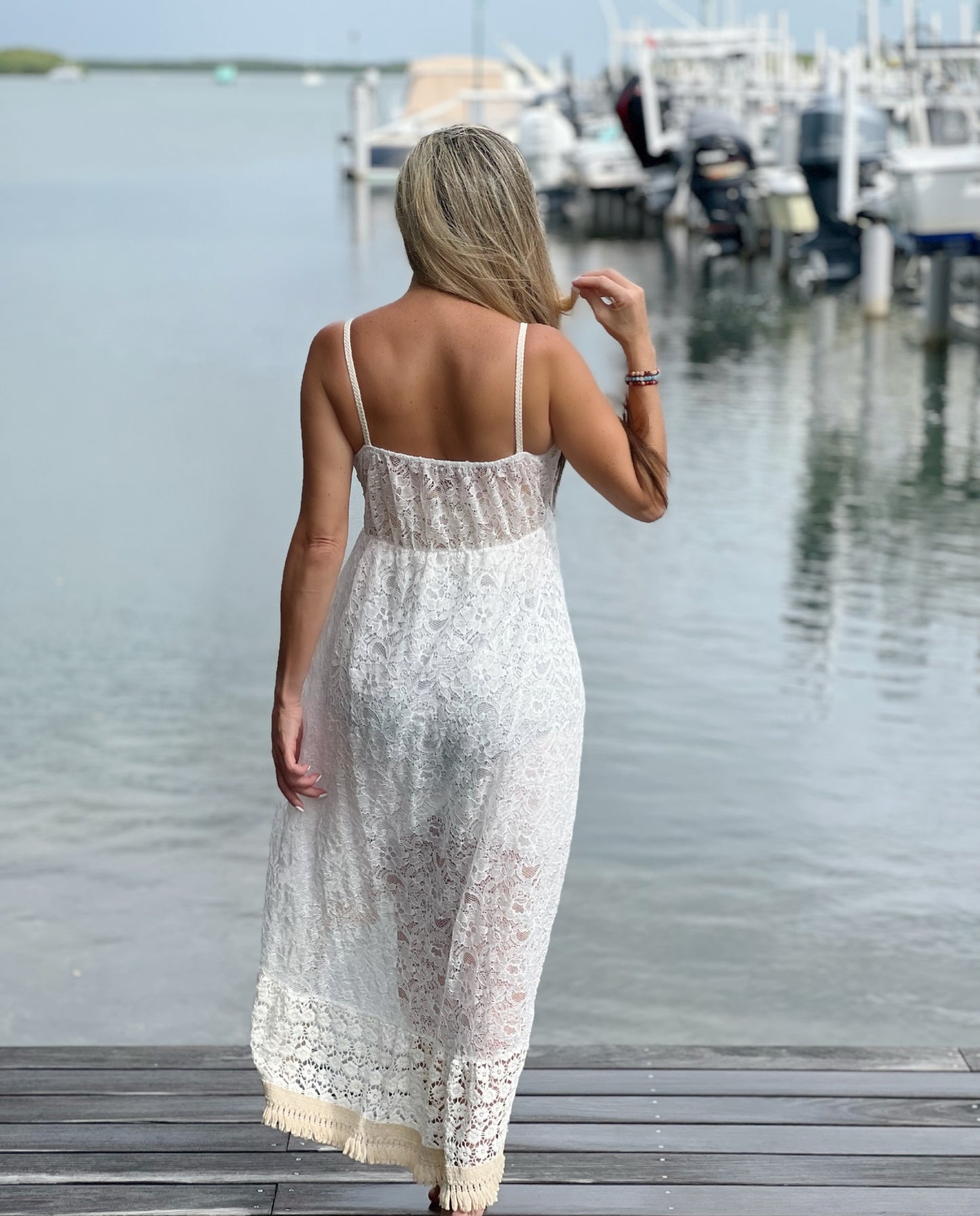 Asymmetrical Lace Dress