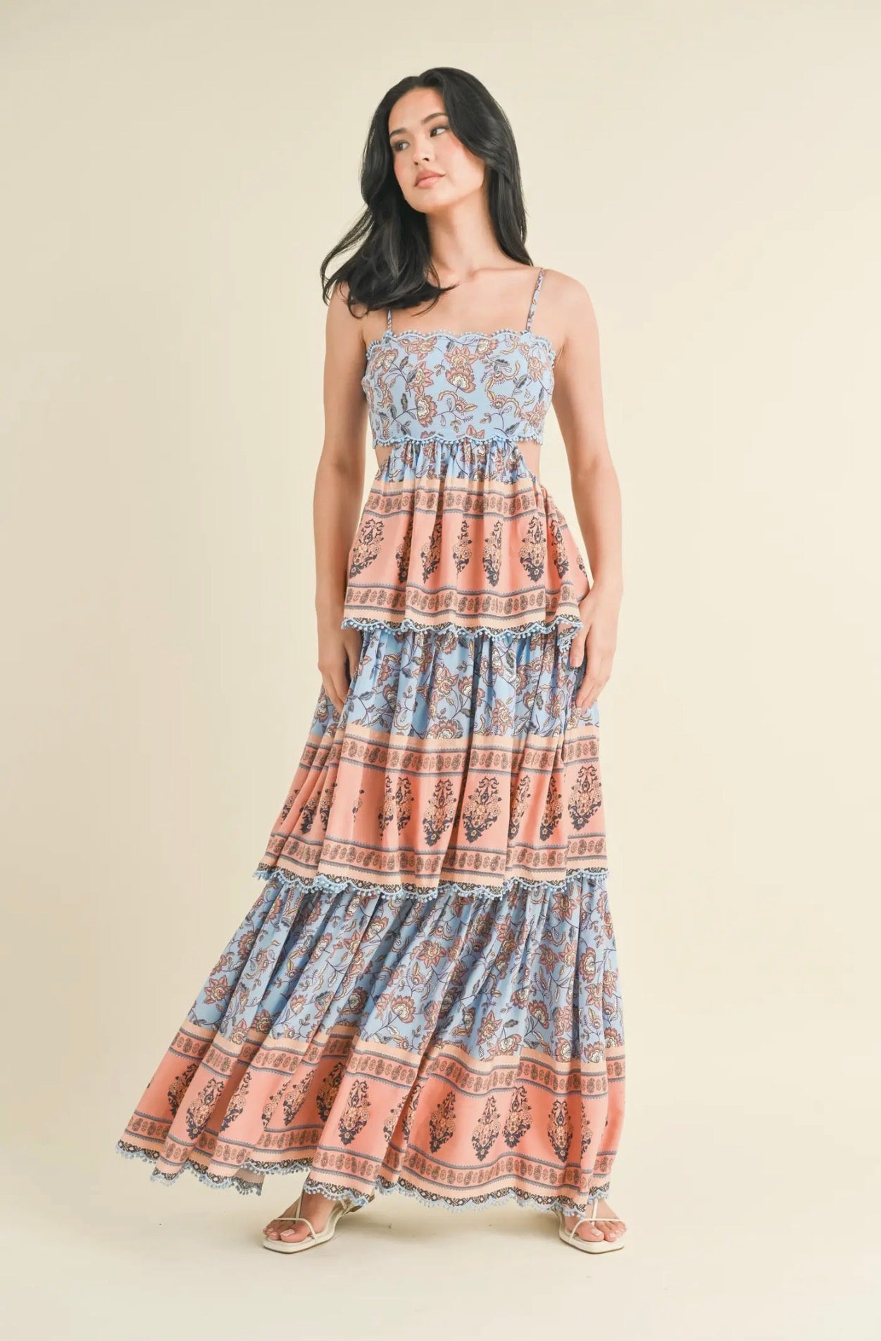 Three Tier Maxi Dress