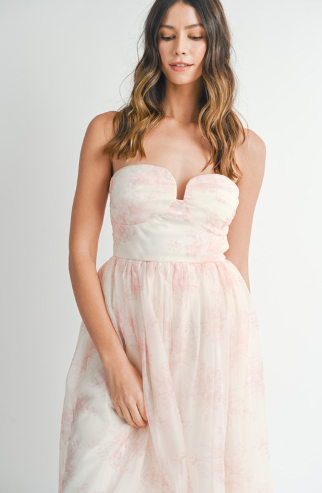 Organza Midi Dress