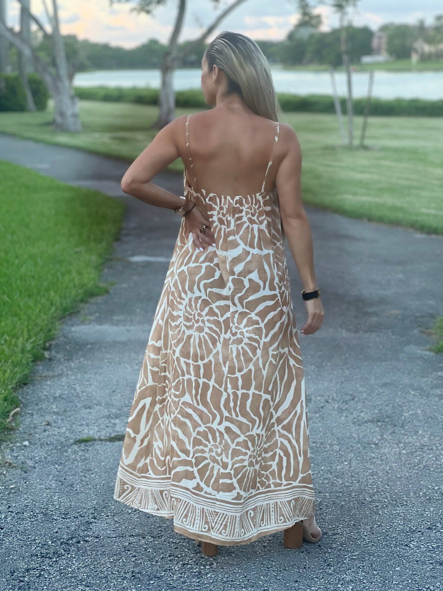 Brown Seashell Dress