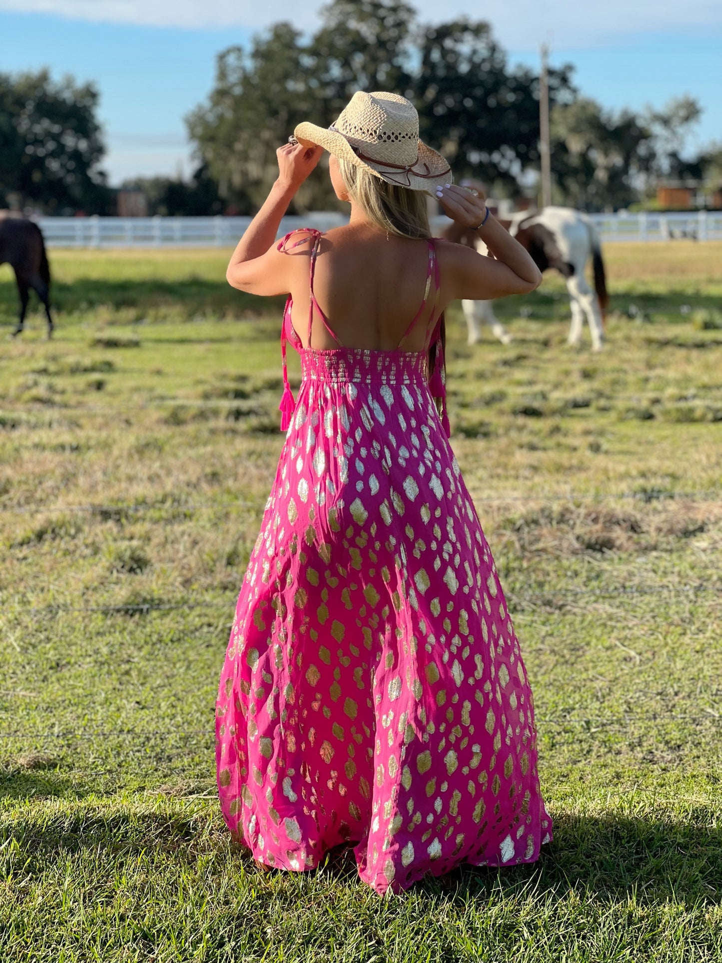 Fuchsia Goddess Dress