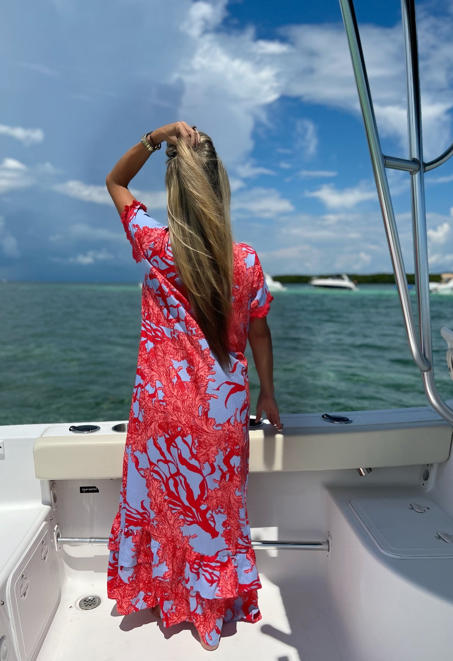 Ruffle Coral Reef Dress