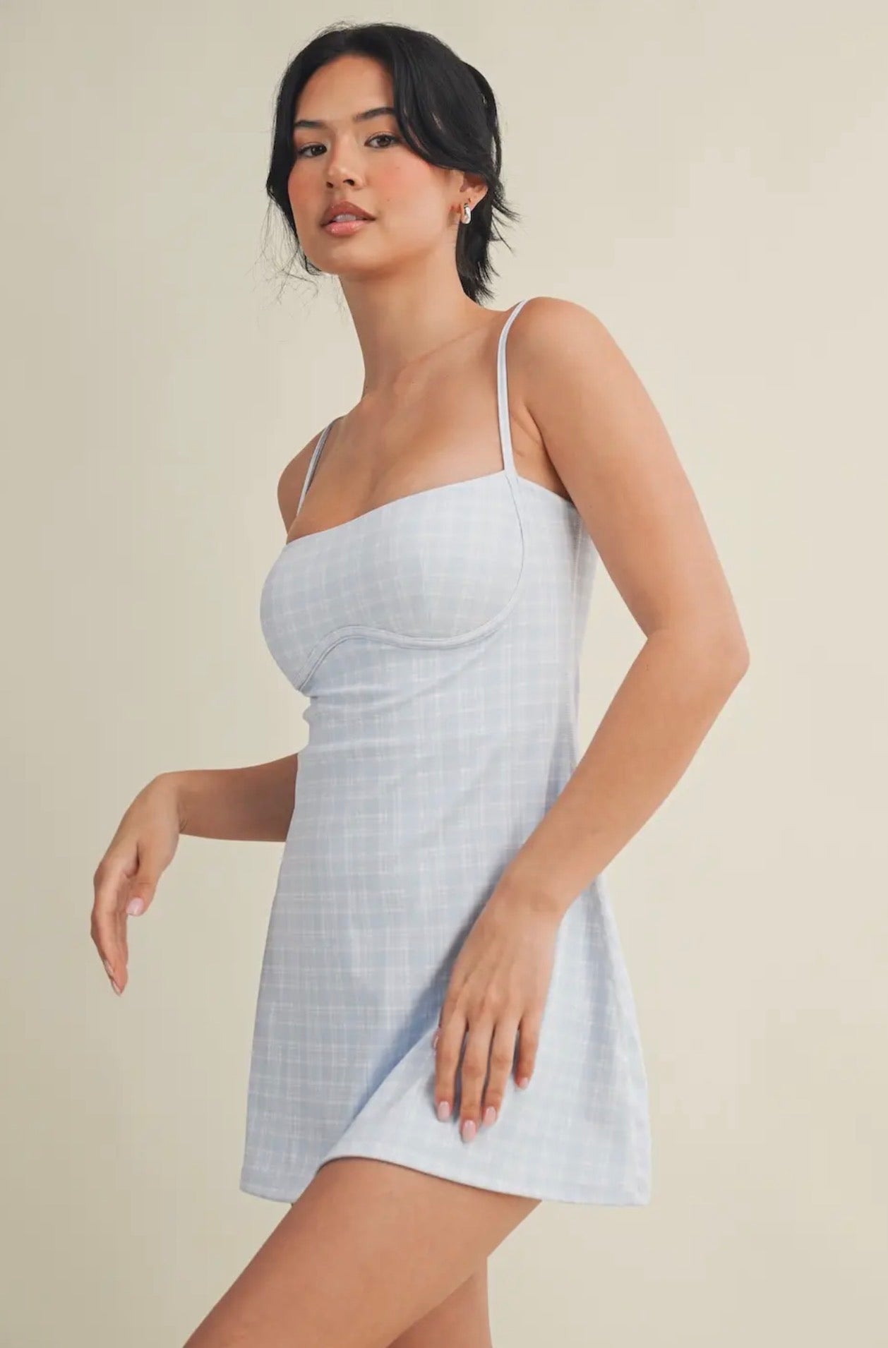 Plaid Sweetheart Dress
