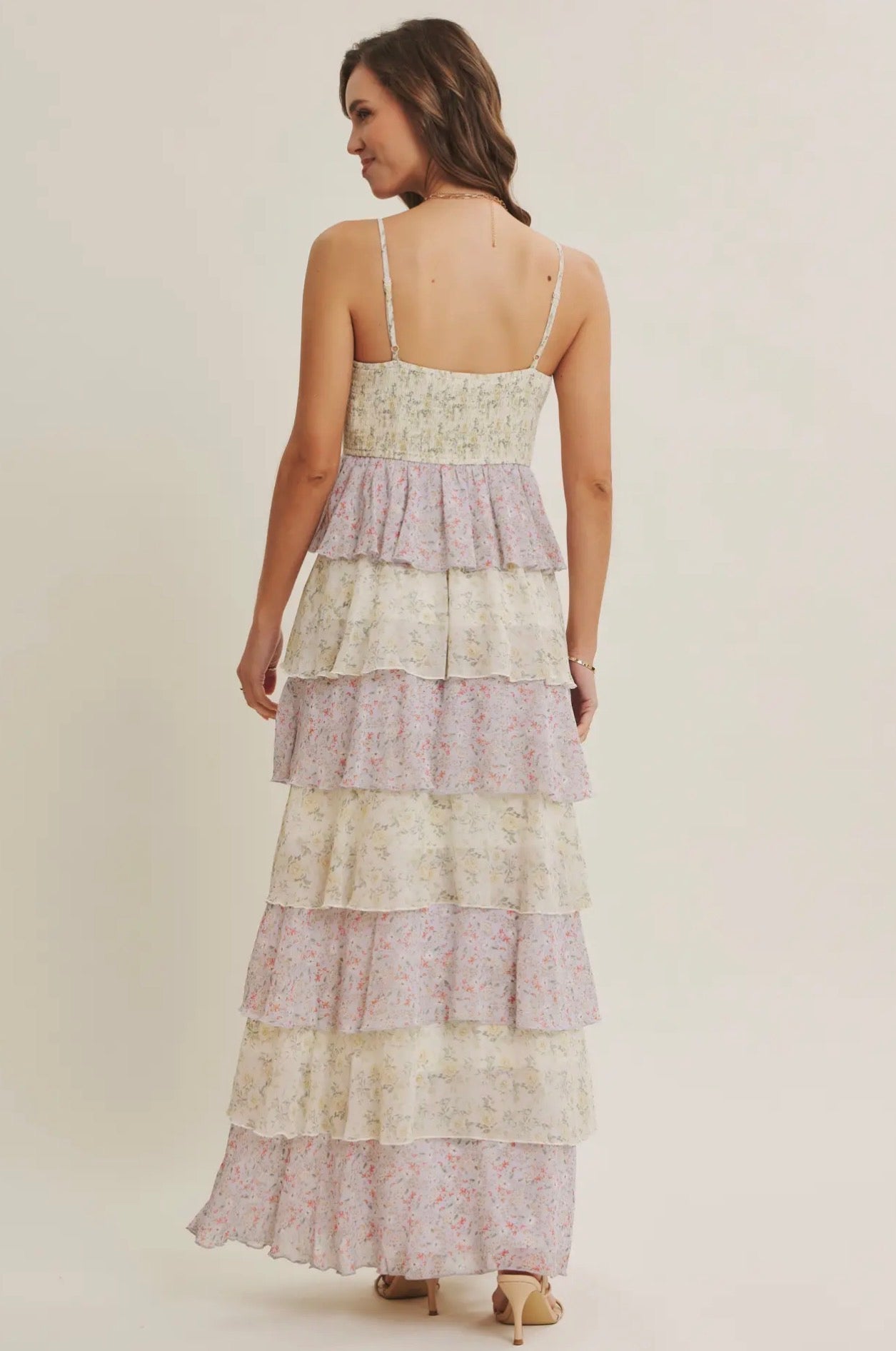 Floral Tiered Maxi Dress