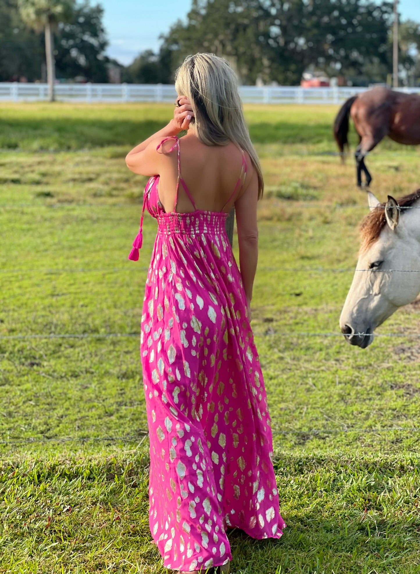 Fuchsia Goddess Dress