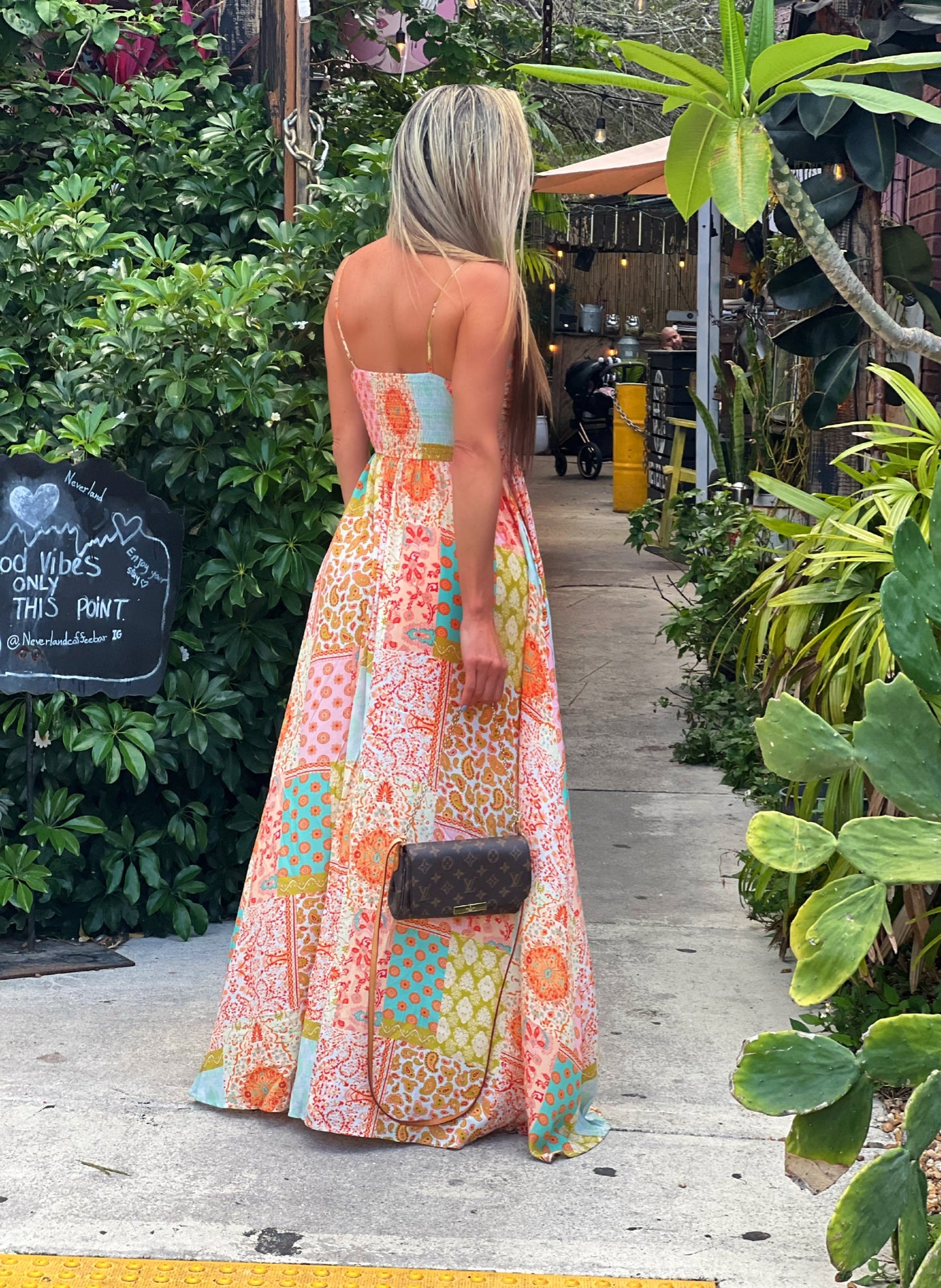 Orange Blossom Maxi Dress