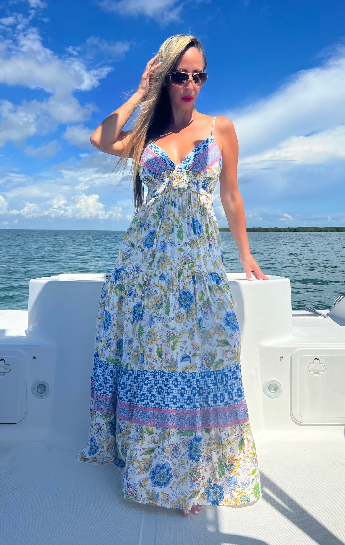 Blue Flower Dress