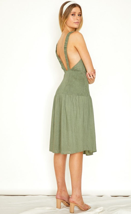 Open Back Sexy Dress