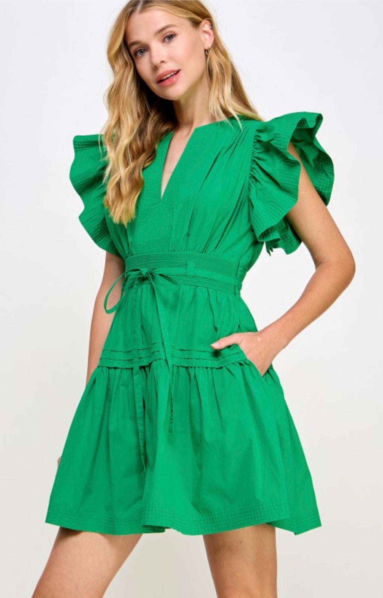Poplin Midi Dress