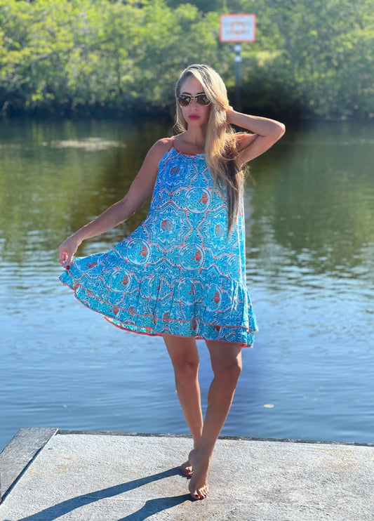 Red Fish Beach Dress