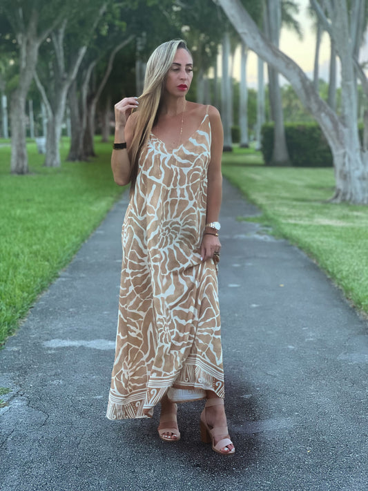 Brown Seashell Dress