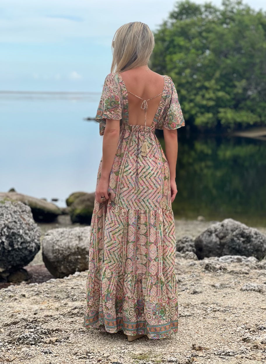 Printed Maxi Dress