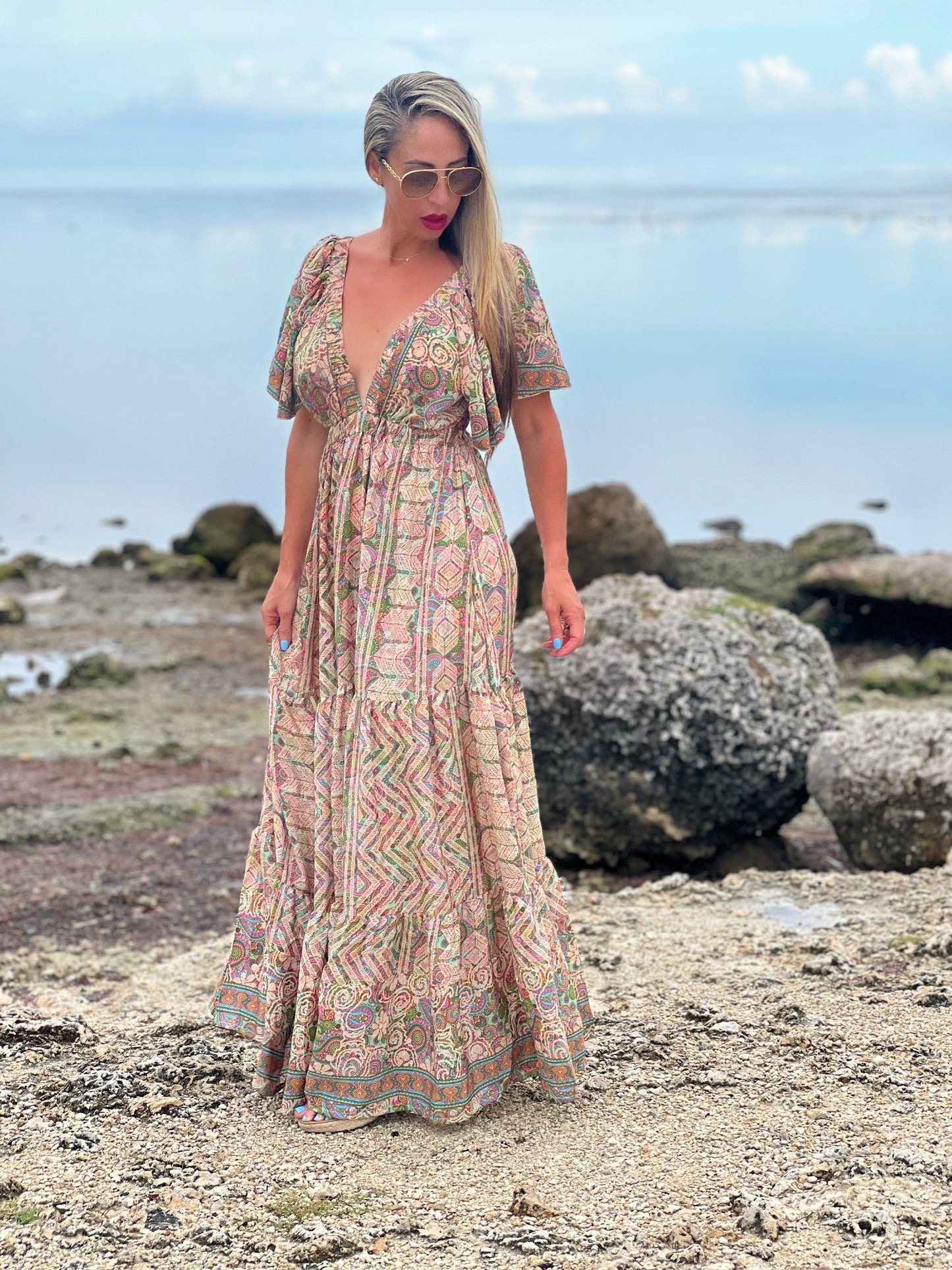 Printed Maxi Dress